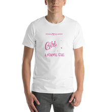 Load image into Gallery viewer, I'm a Wine girl, just live a normal except much cooler Unisex T-Shirt