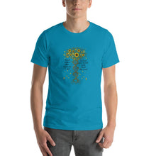 Load image into Gallery viewer, Sunflower image, and into the forest i go Unisex T-Shirt